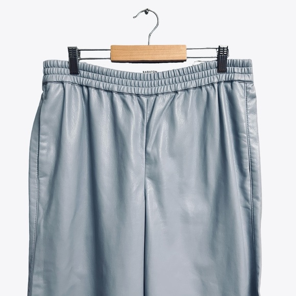 Aritzia Babaton Knightly Vegan Leather Pants in Light Blue - Picture 5 of 7